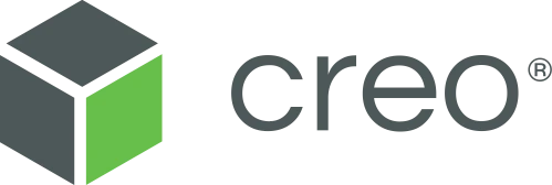PTC Creo 3D CAD tervezőszoftver logó